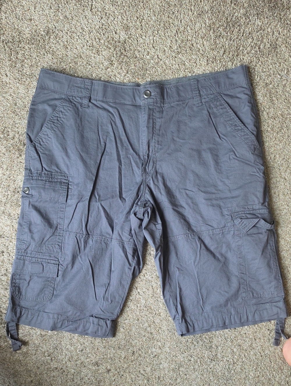 George Men's Slate Gray Cargo Shorts